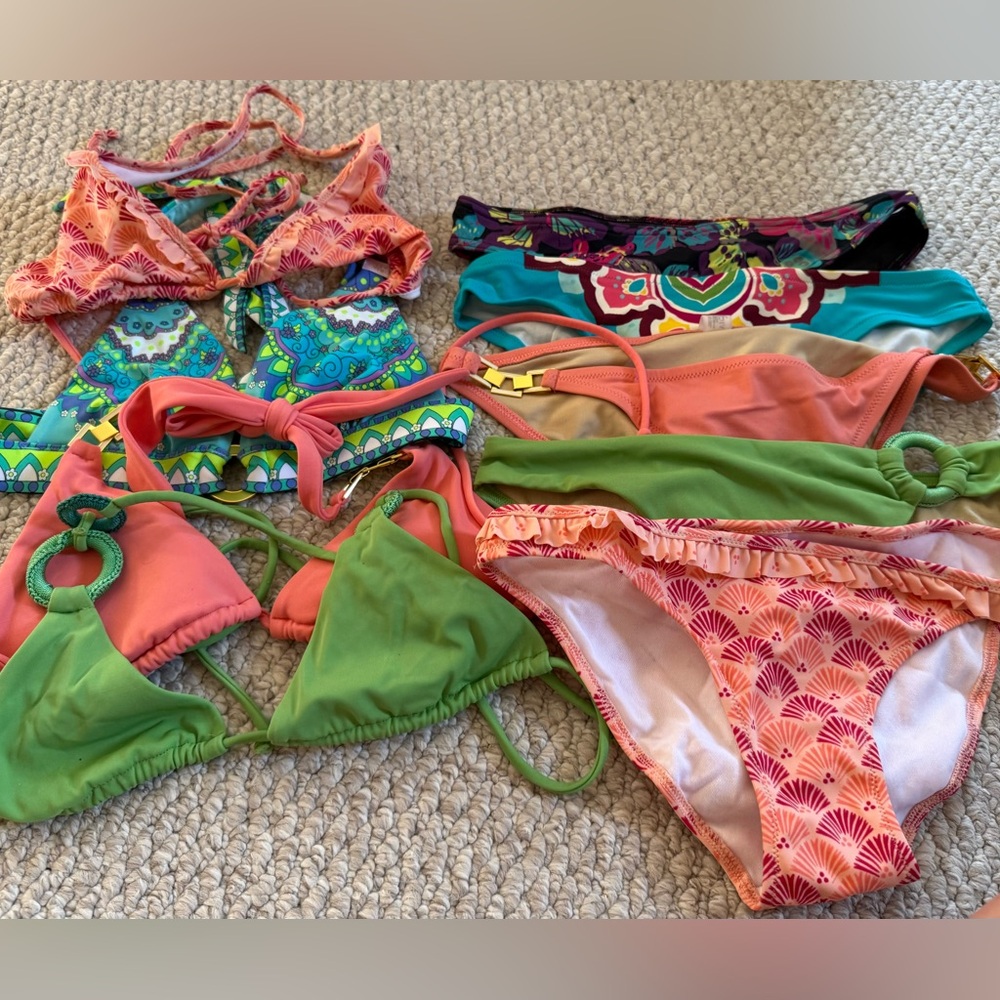 LOT OF 10 Victoria's Secret BIKINIS EXCELLENT CONDITION small and xs